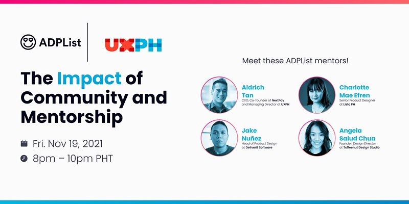 UXPH + ADPList Partnership & Kick-off
